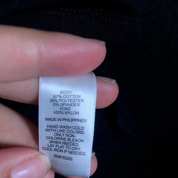 Express Womens Blouse Black Lace Yoke Front Sleeveless Stretch Small - Picture 5 of 10